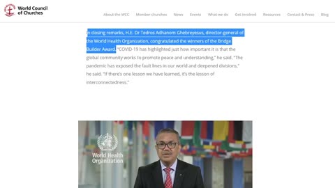 Vatican Agent - Tedros Adhanom Ghebreyesus (WHO)