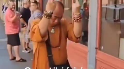 even Buddhist monks have enough of fkn bullshit ha ha