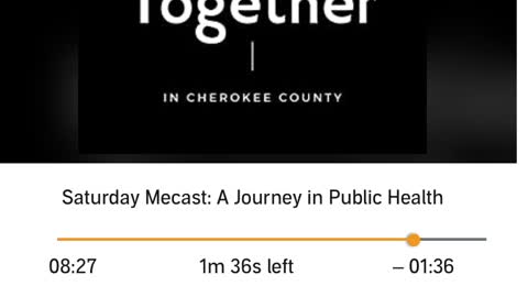 Saturday Mecast: A Journey in Public Health - 2/19/22 - REVISED from original