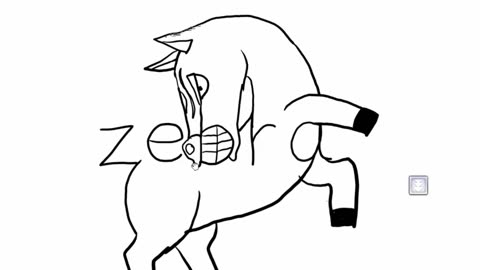 How to turn word zebra into a Cartoon zebra. (wordtoon) in Angry Moment.