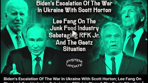 Scott Horton Interview on System Update with Glenn Greenwald