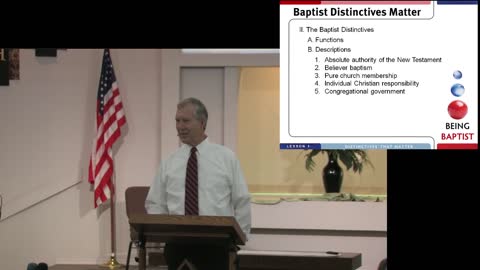 Being Baptist: Distinctives That Matter - Less 1 C