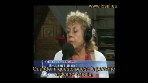 Shulamit Aloni: «L'Antisemitismo è un trucco»