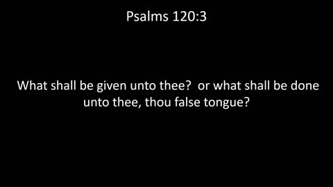 KJV Bible Psalms Chapter 120