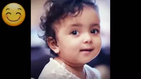 Very cute Baby smiling