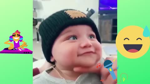 This baby boy knows how to rap