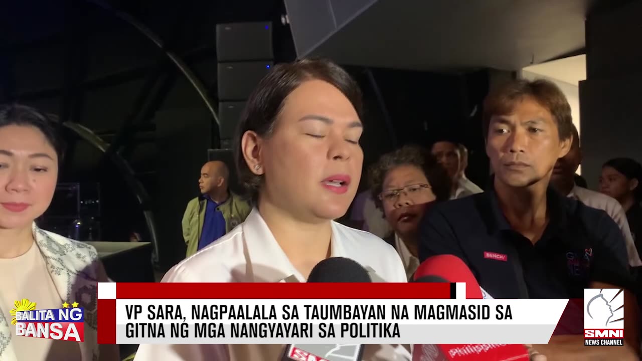 VP Sara, nagpaalala sa taumbayan na magmasid sa gitna ng mga nangyayari sa politika