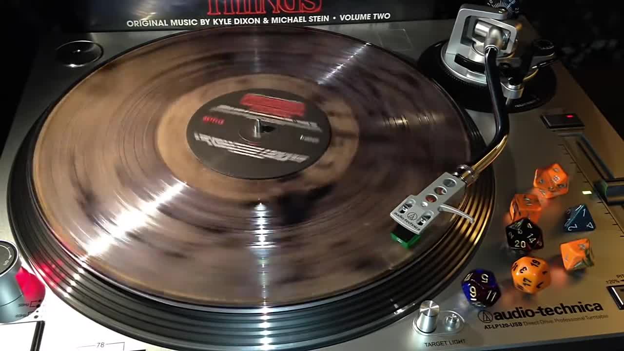 Stranger Things Vol. 2 - Hopper Sneaks In - [HQ Rip] Salt & Pepper Clear Smoke Vinyl LP