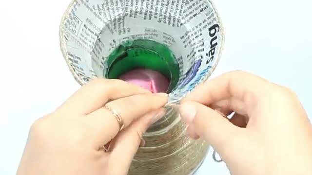 Make a vase for your family. It's really beautiful to put