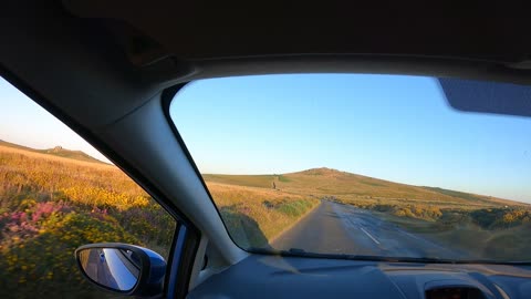 Driving. Trying to fin the carpark for Saddle Tor. Dartmoor