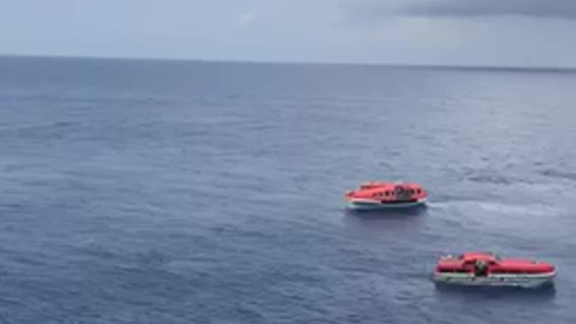 Boats and cruise ships in Bahamas