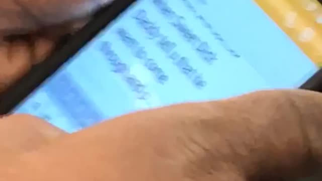 Guy texts in big font on cellphone screen "sweet dick daddy" on subway train
