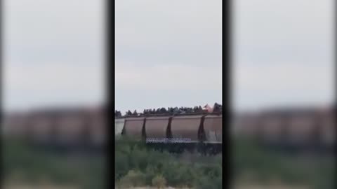 Illegal Immigrant Train Invading The United States