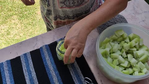 Canning Chayote