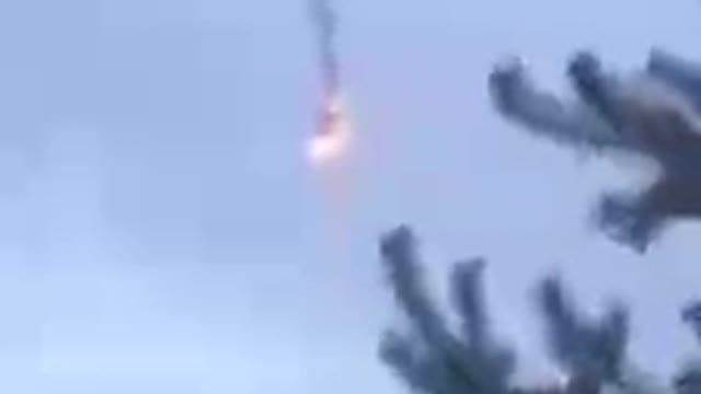 Kharkiv - Russian Fighter Shot Down