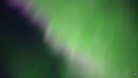 REAL-TIME AURORA BOREALIS FROM ICELAND - September 2017, 4K