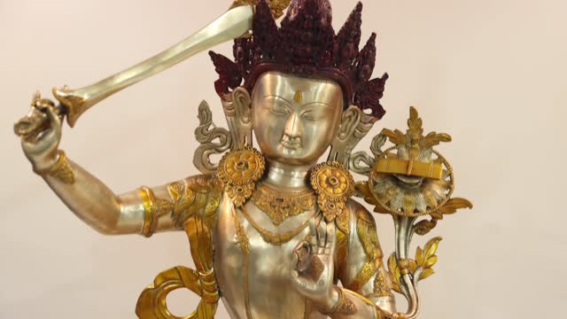 Large Size Manjushri - Bodhisattva of Transcendent Wisdom Tibetan Buddhist Deity