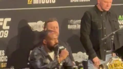 Duck has been Spotted at the UFC 309 Press Conference when Jon Jones Speaking