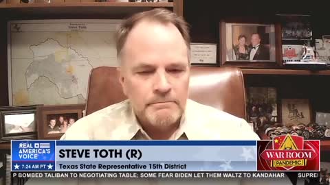 BOOM! Texas Rep. Steve Toth: Biden Not Running Things. He is a Sock Puppet.