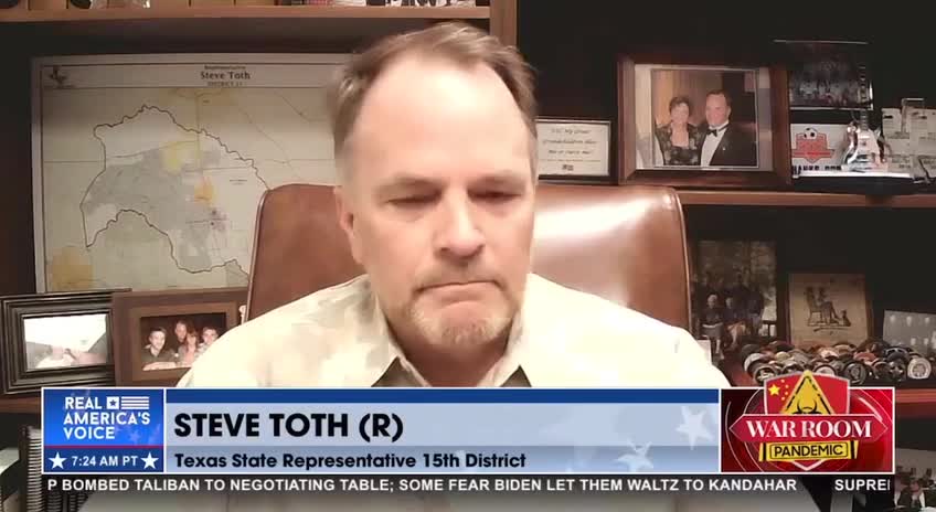 BOOM! Texas Rep. Steve Toth: Biden Not Running Things. He is a Sock Puppet.