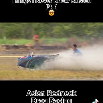 ASIAN REDNECK DRAG RACING IN RICE FIELDS
