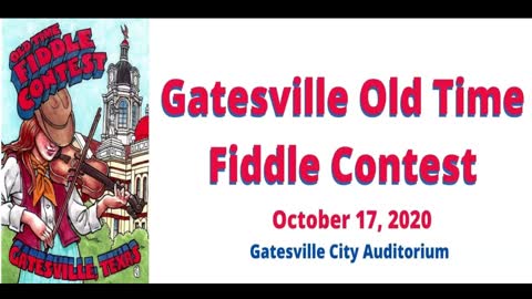 Accompanist Division - Billy Hopson - 2020 Gatesville Fiddle Contest