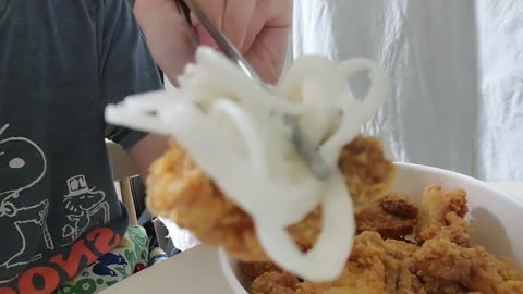 Korean fried chicchicken