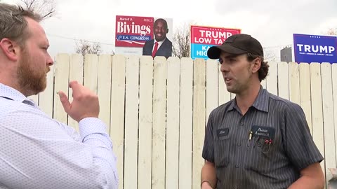 Detroit auto shop owner says city removing his Trump signs, but leaving illegal Harris signs 