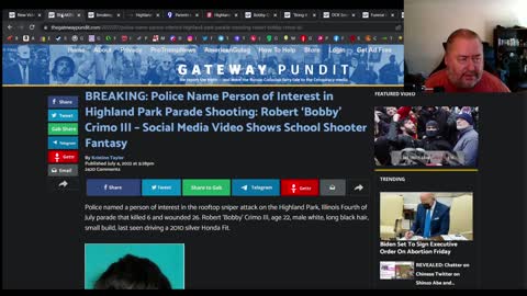 Highland Park parade shooter named