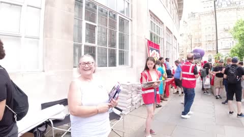 LONDON PROTEST 18TH JUNE 2022 , SHE HAD ENOUGH