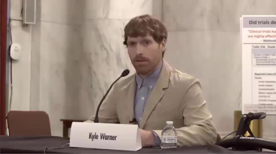 Vaccine Injured (8 of 28) Kyle Warner - Mountain Biker, "Thank you Dr. Fauci, the CDC and FDA for NOT coming to this meeting and NOT listening to us..."