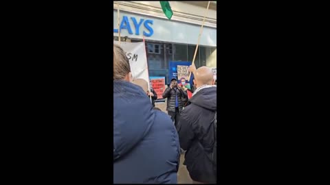 People can't hold a British flag but hate preachers get sheep clapping