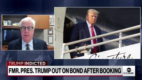 Donal trump out on bond after being booked at the fulton county jail in atlanta