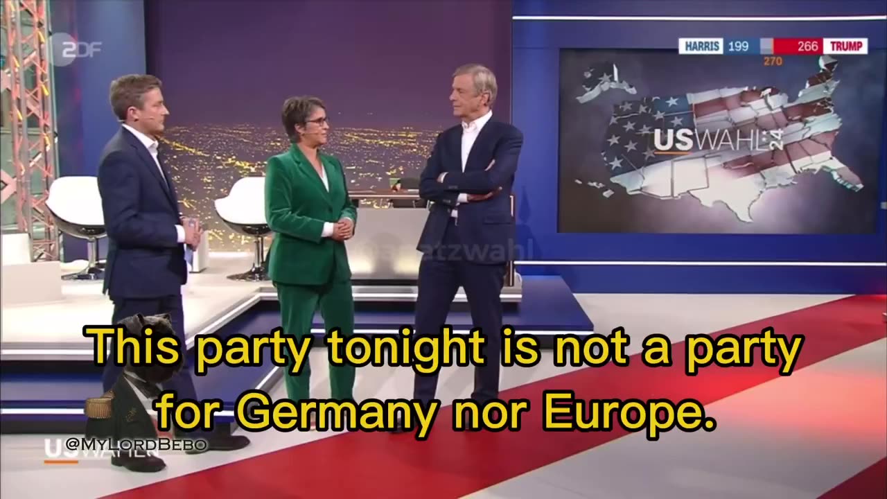 German state TV says that “Today the constant repetition of lies won”