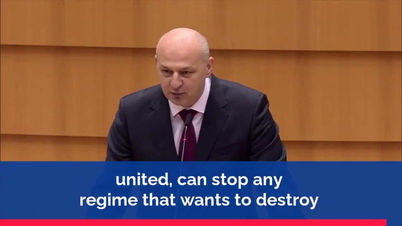 Croatian MEP Mislav Kolakusic calls out Prime Minister Justin Trudeau 3/22/2022