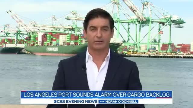 Los Angeles port sounds alarm over cargo backlog