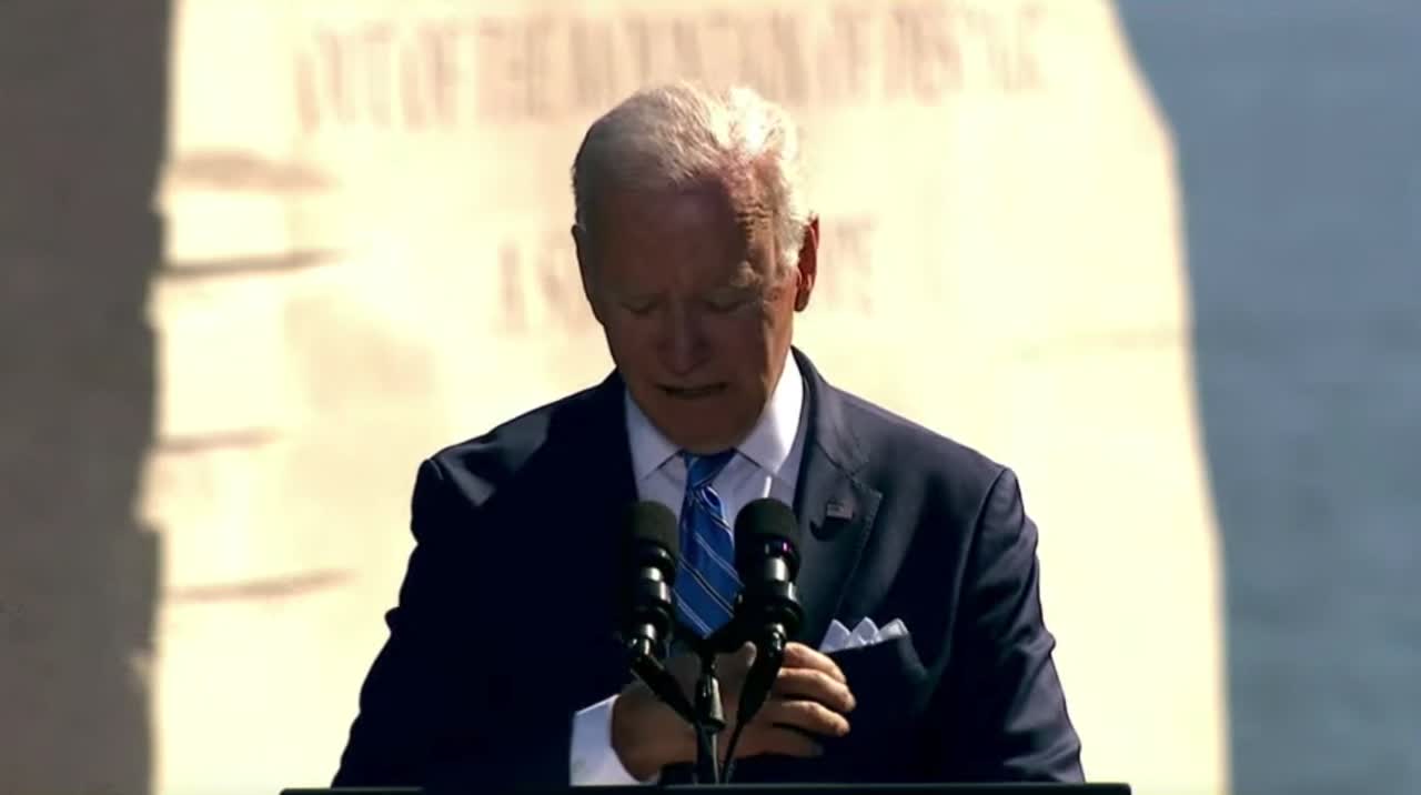 Biden makes the sign of the cross over how many Republicans consider Trump their president