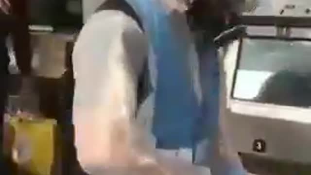 taking photo for the media, in order to make people scared