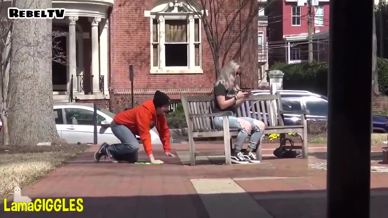 Ultimate Chair Pulling Pranks Compilation Funny Public Pranks RebelTV 2021 😂🔥😹 (1)