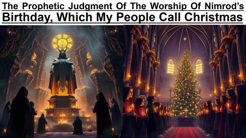 The Prophetic Judgment Of The Worship Of Nimrod’s Birthday, Which My People Call Christmas