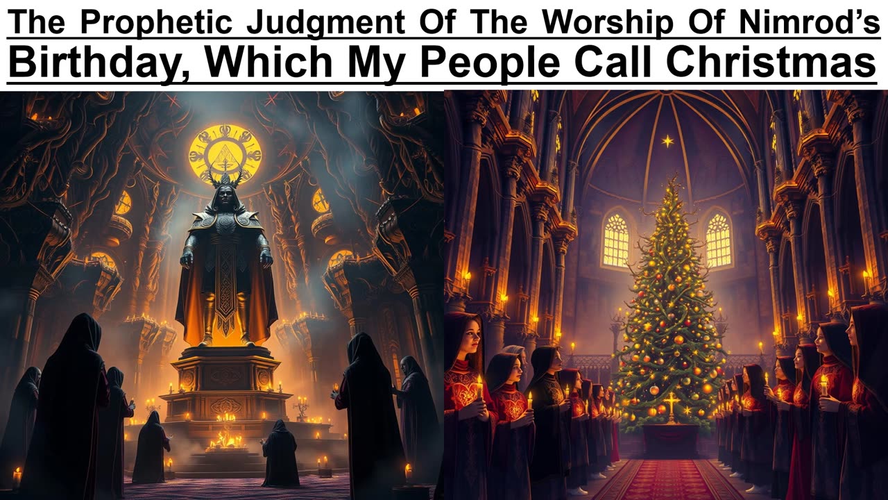 The Prophetic Judgment Of The Worship Of Nimrod’s Birthday, Which My People Call Christmas