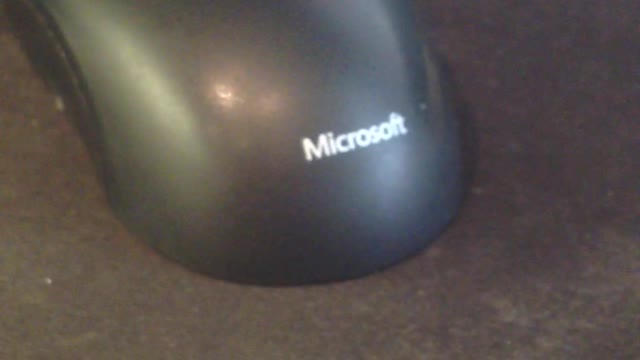 Black Microsoft Mouse