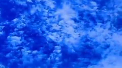 blue sky and white clouds