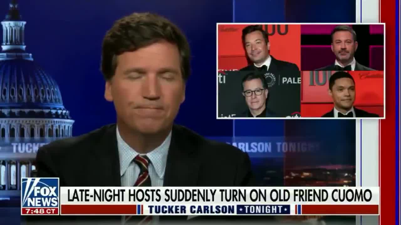 Tucker TEARS Into Spineless Late Night Comedians as they KISS UP to Cuomo Brothers