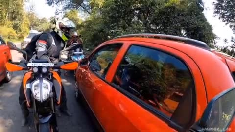 This Happens when You Drive Carelessly & Ignore Bikers