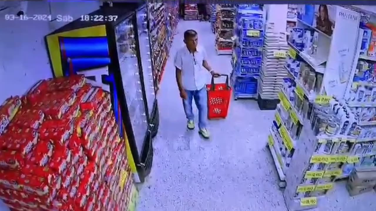 Robo a supermercado en Bucaramanga