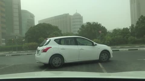 Sand storm in Dubai on 23rd August, 2019