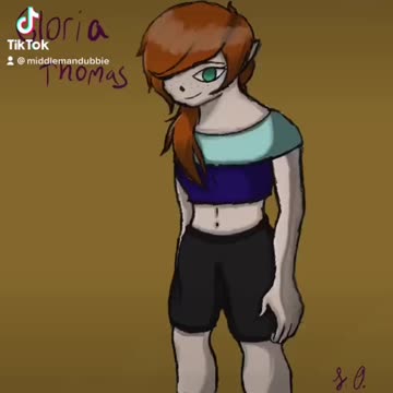 Gloria speedpaint (playing around with styles)