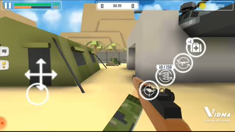 estoy jugando block gun multiplayer fps mira mi partida