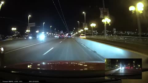 Taxi Drives in Protected Bike Lane